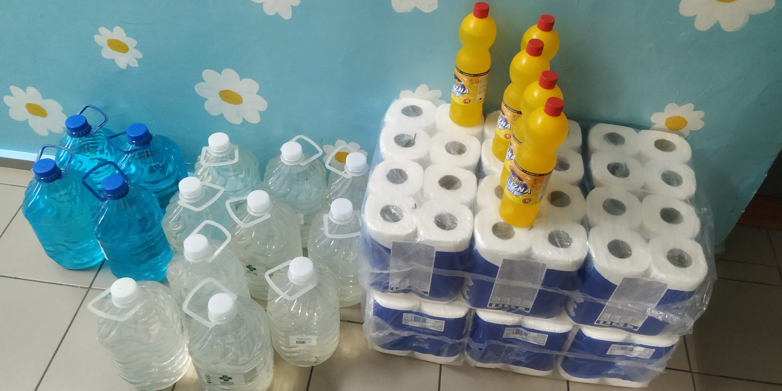 Dotări cu produse de igienă de către DETS sectorul Buiucani